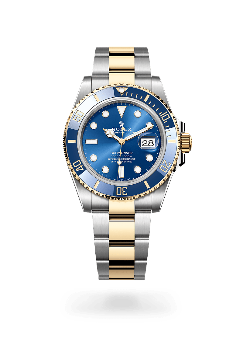 Rolex Submariner in Oystersteel and Yellow Gold m126613lb 0002 H L Brown