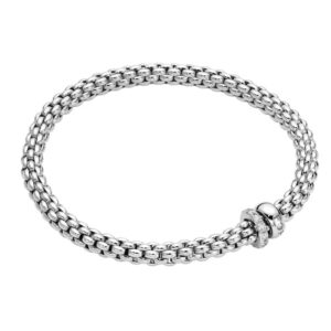 FOPE, Solo Collection, 18ct White Gold Diamond Flex'It Bracelet: 0.29 carats