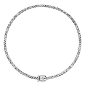 FOPE, Solo Collection, 18ct White Gold Diamond Flex’It Necklace: 0.47 carats