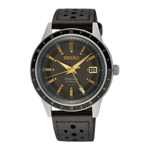 Seiko, Presage, 'Fume' Style 60s Road Trip, Automatic, GMT Men's Watch
