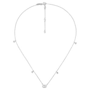 Gucci GG Running, 18ct White Gold Diamond Necklace: 0.08 carats