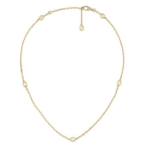 Gucci Interlocking, 18ct Yellow Gold Necklace: 37 - 42cm