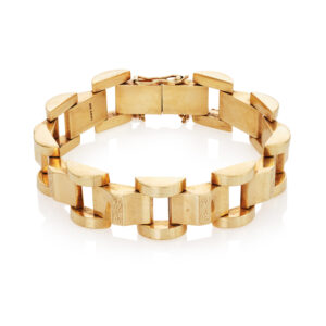 9ct Yellow Gold Retro Bracelet