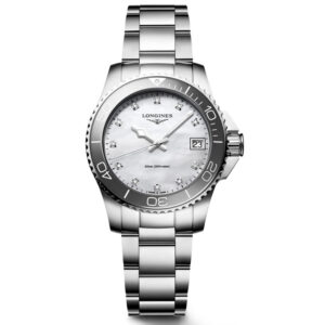 Longines, HydroConquest Mother of Pearl & Diamond, Quartz Women's Watch