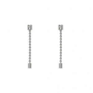 FOPE, Aria Collection, 18ct White Gold Diamond Drop Earrings: 0.09 carats