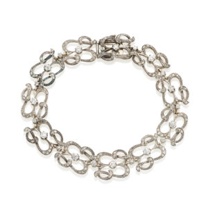 Antique Brilliant & Rose Cut Diamond Bracelet