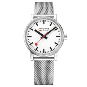 Mondaine, evo2 White Steel, Quartz Unisex Watch