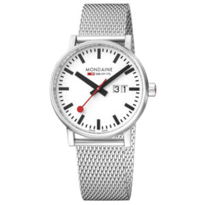 Mondaine, evo2 White Date, Quartz Men's Watch