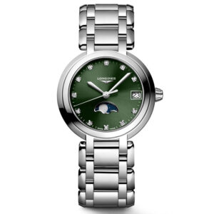 Longines, PrimaLuna Green & Diamond, Quartz Women's Watch