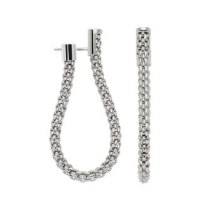 FOPE, Essentials Collection, 18ct White Gold Hoop Earrings