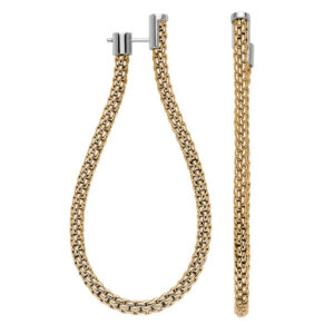 FOPE, Essentials Collection, 18ct Yellow Gold Large Hoop Earrings