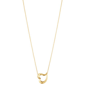 Georg Jensen, 18ct Yellow Gold 2022 Love Leaf Necklace