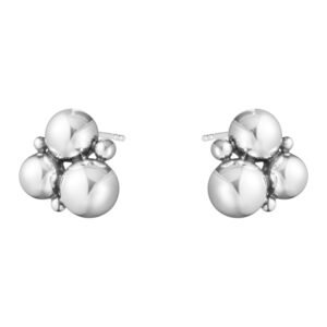 Georg Jensen, Sterling Silver Moonlight Grapes Stud Earrings