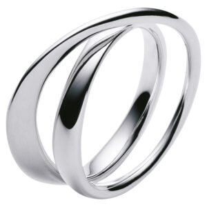 Georg Jensen, Sterling Silver Möbius Crossover Ring