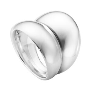 Georg Jensen, Sterling Silver Curve Ring