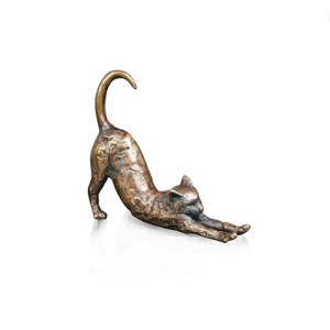 Miniature Cat Stretching Figurine by Butler & Peach