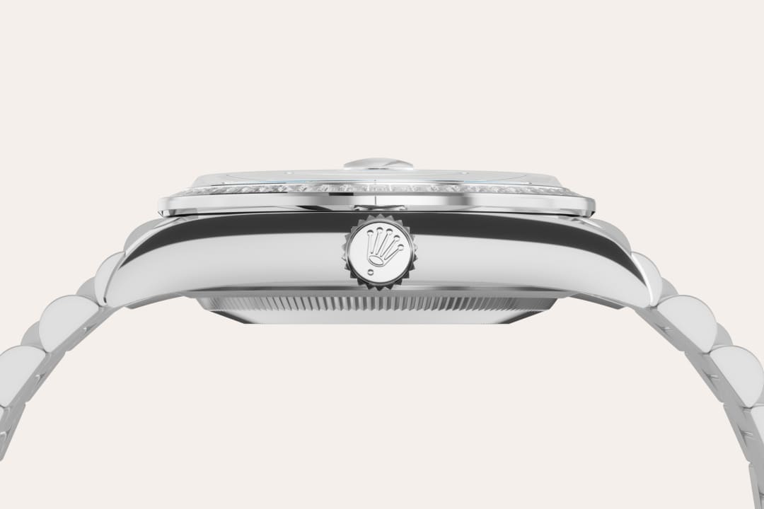 Rolex Day Date 36 M128396TBR-0003 case side view