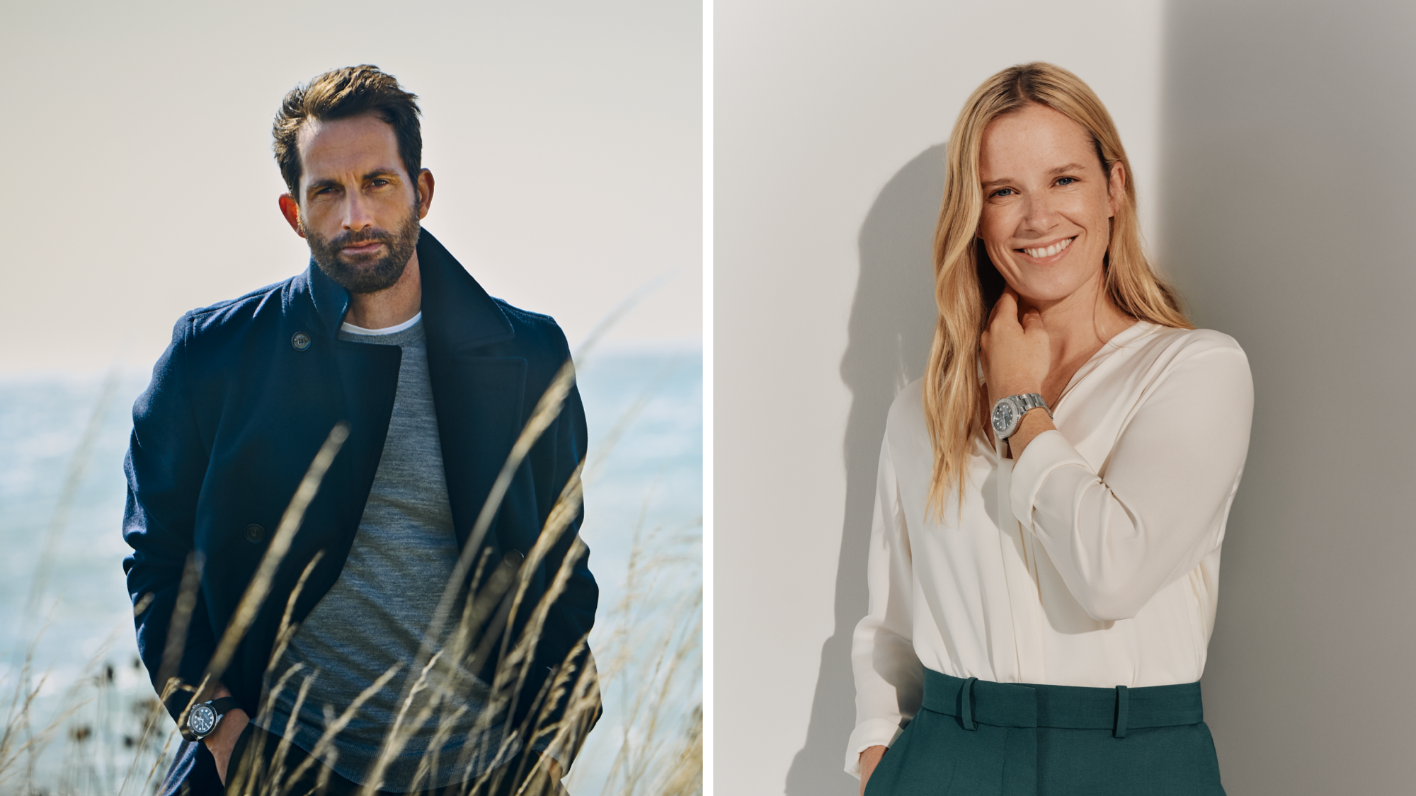 Image of Sir Ben Ainslie and Hannah Mills
