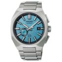 Seiko, Astron 'Starfull Sky' 3X GPS with a 41.2mm stainless steel case and bracelet strap featuring GPS functionality, a date function and a blue dial.