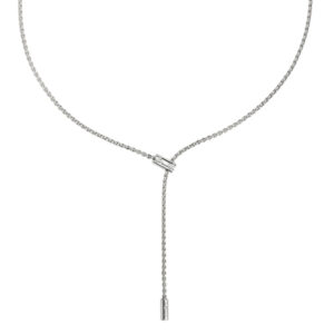 FOPE, Aria Collection, 18ct White Gold Diamond Drop Necklet: 0.11 carats