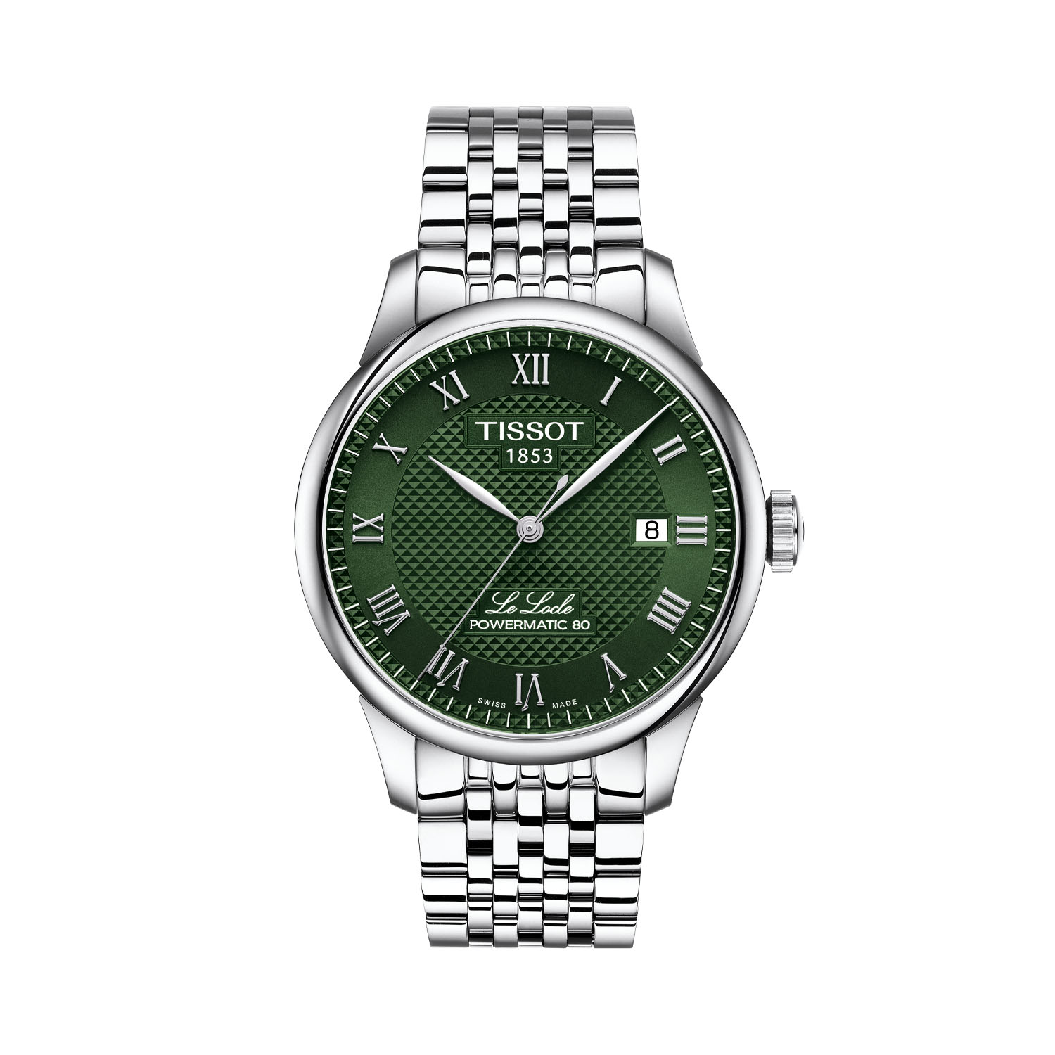 29-16-00103848 Tissot, Le Locle Powermatic 80 Green, Automatic Men's Watch