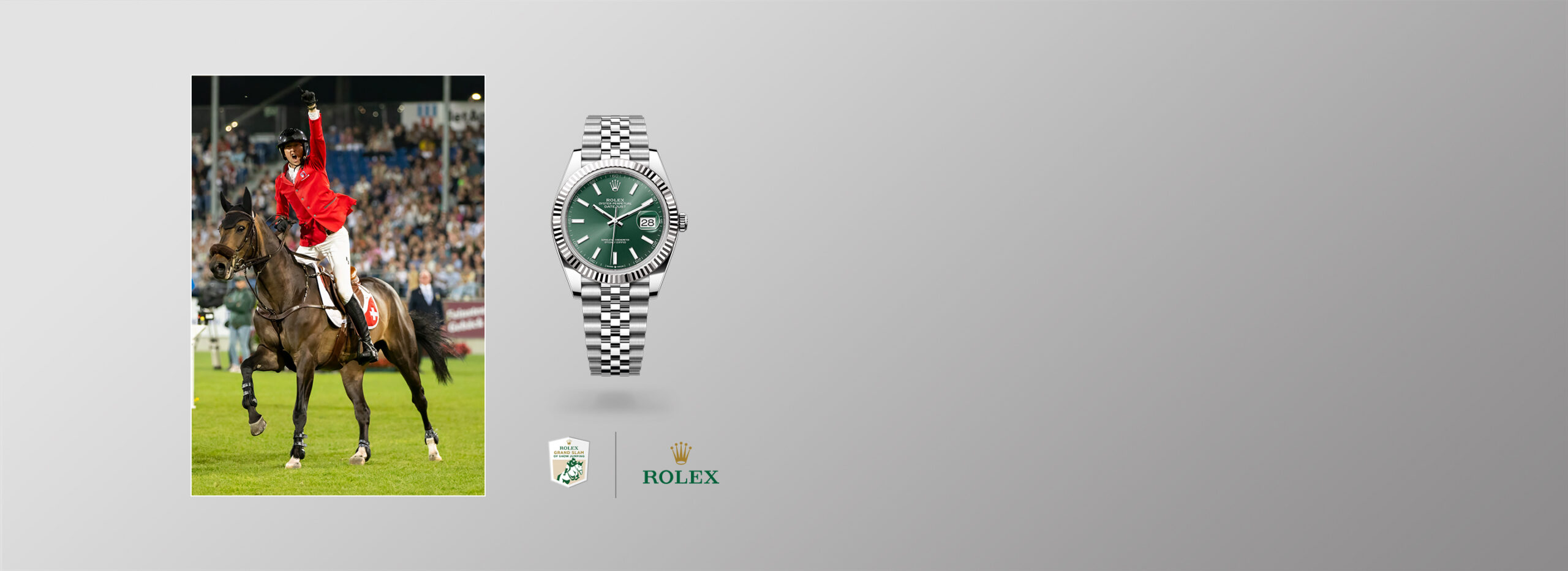 Rolex show jumping banner