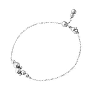 Georg Jensen, Sterling Silver Moonlight Grapes Chain Bracelet