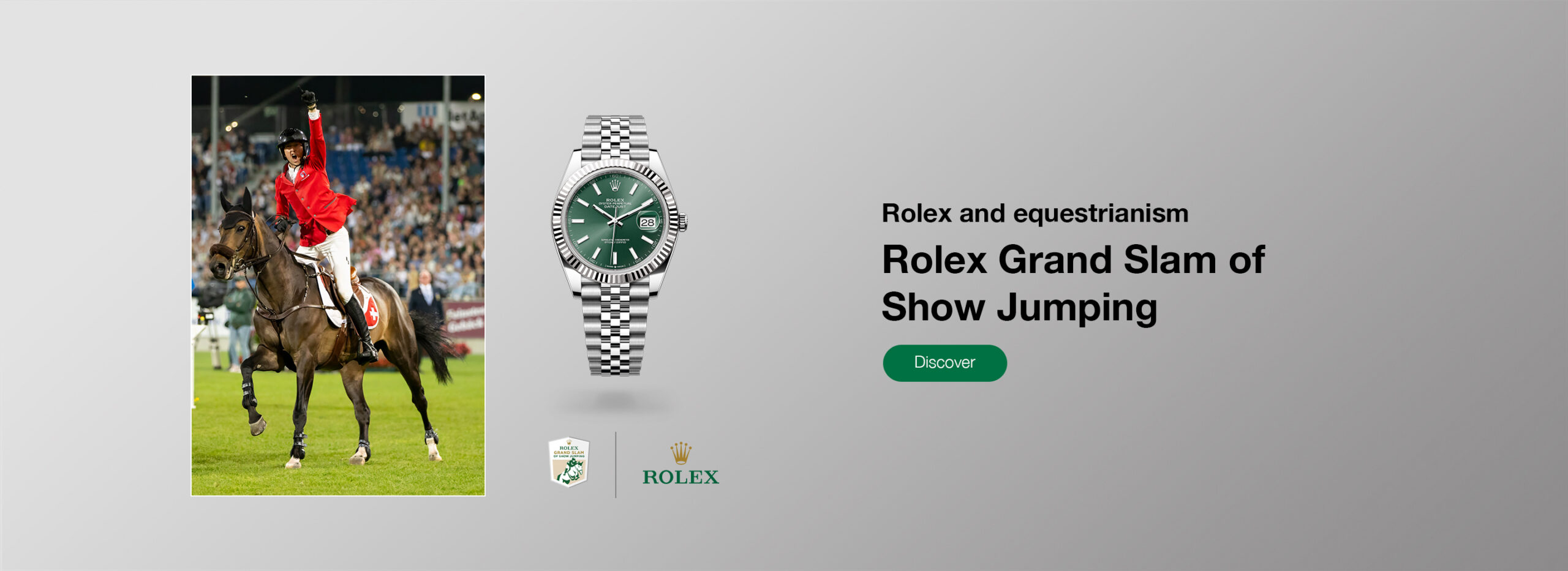 Rolex show jumping banner