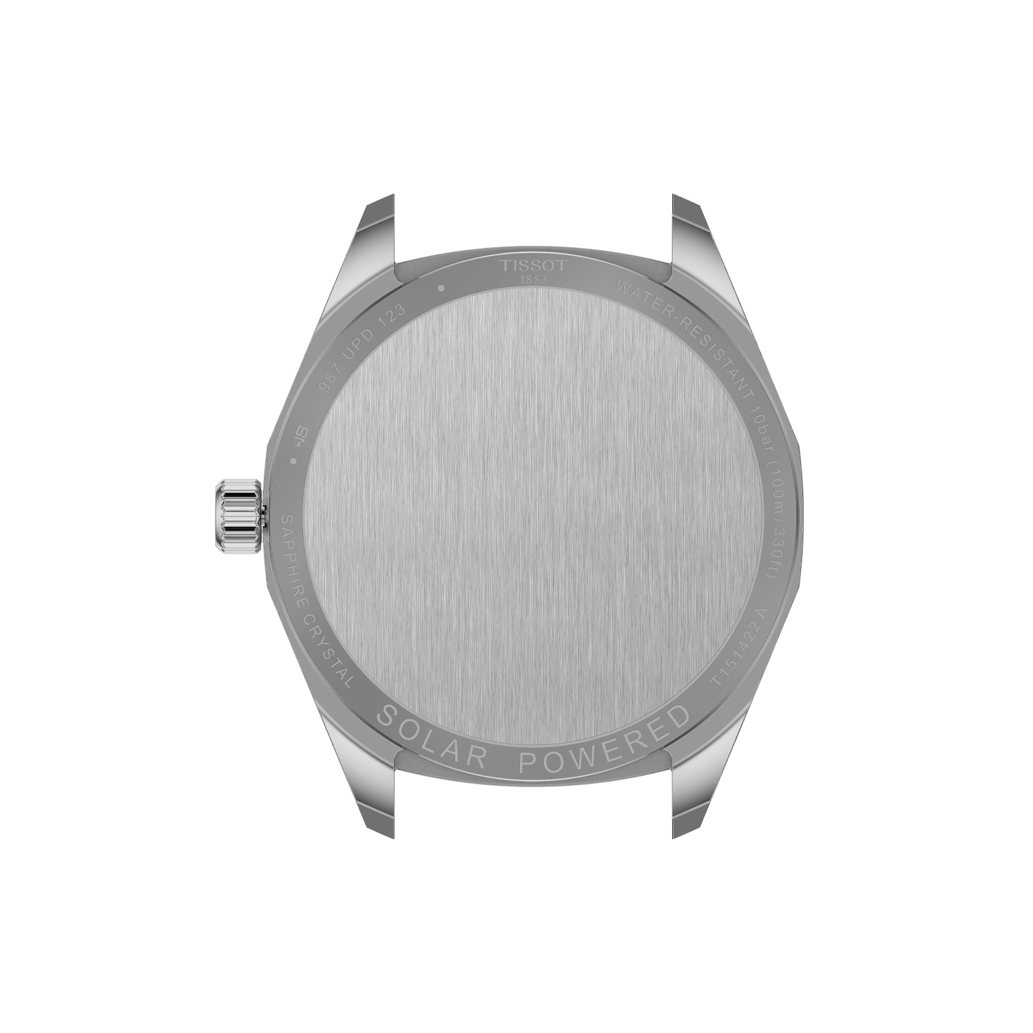 Tissot, PRC 100 Blue with a 39mm stainless steel case and bracelet strap featuring a date function and a navy blue dial.