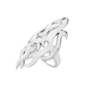 A sterling silver full air ring from Lucy Quartermaine's Elements collection.