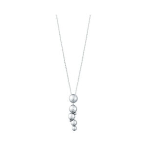 A sterling silver drop pendant and chain from Georg Jensen's Moonlight Grapes collection.