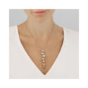 A sterling silver drop pendant and chain from Georg Jensen's Moonlight Grapes collection.