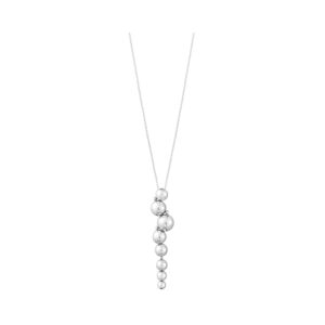A sterling silver drop pendant and chain from Georg Jensen's Moonlight Grapes collection.