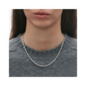 A sterling silver slim link necklace from Georg Jensen's Reflect collection.