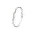 A sterling silver thin bangle from Lucy Quartermaine's Splash collection.