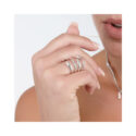 A sterling silver multi drop ring from Lucy Quartermaine's Drop collection.