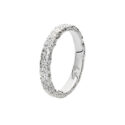 A sterling silver slim ring from Lucy Quartermaine's Hula collection.