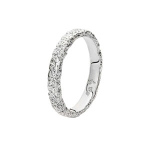 A sterling silver slim ring from Lucy Quartermaine's Hula collection.