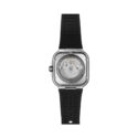 Herbelin, Cap Camarat Square with a 39mm stainless steel case and a black rubber strap featuring a date function with a green dial.