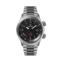 Bremont, Altitude MB Meteor with a 42mm titanium case and bracelet strap featuring a date function and a black dial.