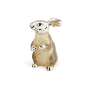 A sterling silver rabbit figurine from Saturno by Francis Howard.