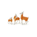 A sterling silver fawn deer figurine from Saturno by Francis Howard.