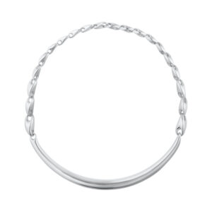 A sterling silver link chain and bar necklace from Georg Jensen's Reflect collection.