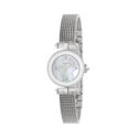 Gucci Diamantissima with a 22mm stainless steel case and bracelet strap featuring a mother of pearl diamond set dial.