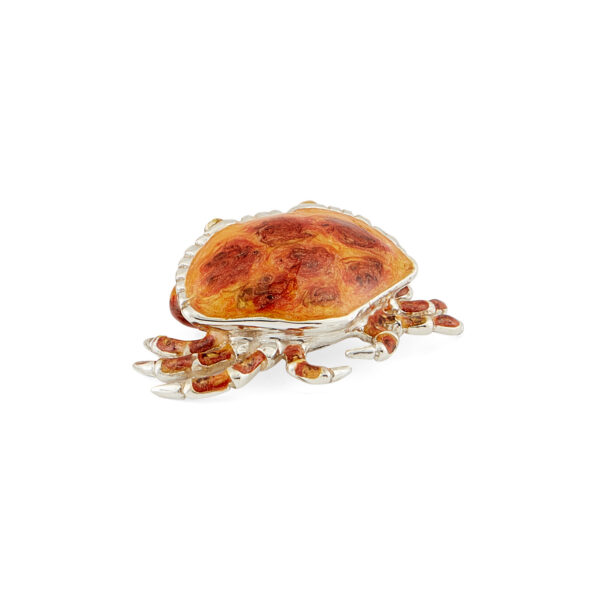A sterilng silver crab figurine from Saturno by Francis Howard.