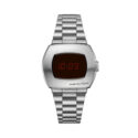 Hamilton, American Classic PSR with a 41mm stainless steel case and bracelet strap featuring a black digital hybrid dial.