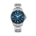 Hamilton, Khaki Navy Scuba Blue, Automatic Men's Watch Hamilton, Khaki Navy Scuba with a 43mm stainless steel case and bracelet strap featuring a blue dial and bezel.