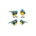 A sterling silver blue tit figurine from Saturno by Francis Howard.