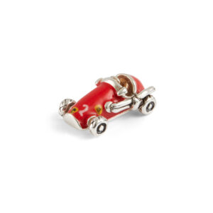 A sterling silver vintage Ferrari car figurine from Saturno by Francis Howard.