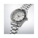 Seiko, Prospex 1965 Heritage Diver’s 60th Anniversary Limited Edition with a 40mm stainless steel case and bracelet strap featuring a date function on a silver dial.